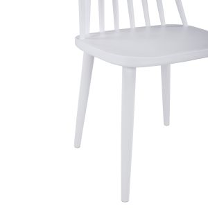 Комплект маса и столове 5 части Paloma HM11389 Бял-sonama Mdf плот