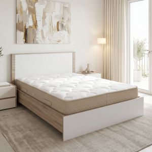 Легло с матрак Athos Sleepy sonoma бяло 160x200см