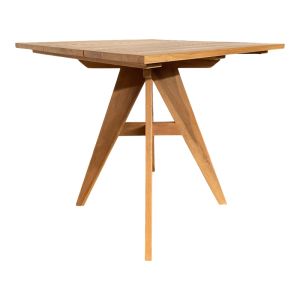 Маса Cadrada от тиково дърво в естествен нюанс 80x80x76см