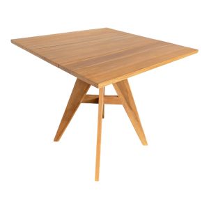 Маса Cadrada от тиково дърво в естествен нюанс 80x80x76см