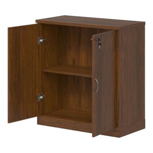Нисък офис шкаф Fesialo венге 80x41x80см