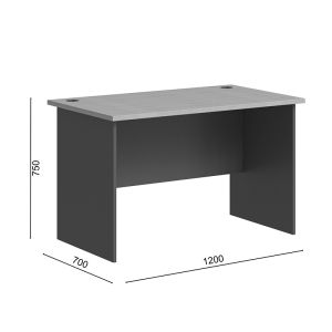 Офис бюро Fesialo естествено-антрацит 120x70x75см