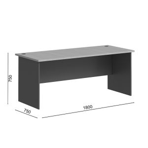 Офис бюро Fesialo естествено-антрацит 180x75x75см