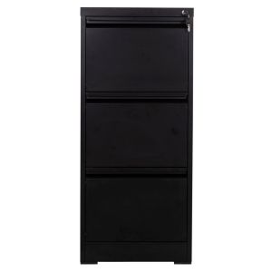 Офис шкаф Sider HM6636.01 черен метал 45.5X62X103.5ВСМ.