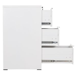Офис шкаф Sider HM6636.02 бял метал 45.5X62X103.5ВСМ.