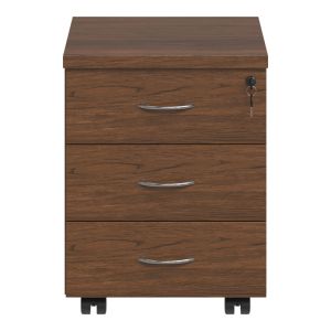 Офис шкаф с чекмеджета на колела Fesialo венге 39x47x52.5 см