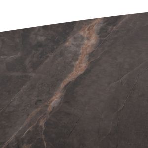 Разтегателна трапезарна маса Vanta HM18408 керамичен плот в цвят сив мрамор 136-199X90X77ВСМ.