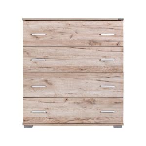 Скрин с чекмедже New Imperium 4F цвят сив дъб 90X44X106СМ