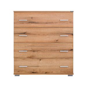 Скрин с чекмеджета New Imperium 4F, цвят дъб, 90X44X106 см