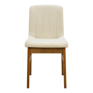 Стол Dalby екрю плат орех каучуково дърво 50x45x85.5см