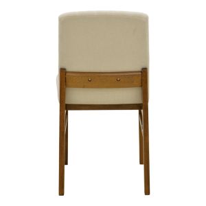 Стол Dalby екрю плат орех каучуково дърво 50x45x85.5см