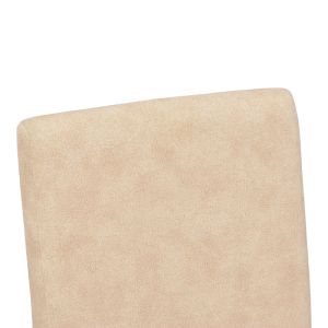 Стол Zeben, плат в антично екрю с орехово каучуково дърво, 43.5x55.5x93.5 см