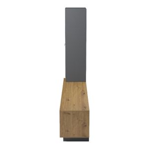 ТВ шкаф Tilveo дъб-антрацит 230x41.5x180см