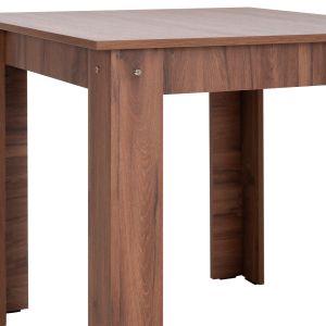 Трапезарна маса Kelvin HM2427.14 меламин в орех 80X80X77ВСМ.