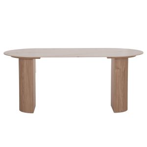 Трапезарна маса Mellow HM18416 Mdf крака - керамичен плот в цвят бял мрамор 180X90X76ВСМ.