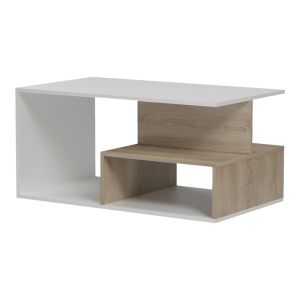 Холна маса Kelena sonoma-бяла 90x51x43см