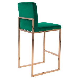 Бар стол Piper Velvet Cypress &amp; Gold Metallic Frame HM8525.03 40X49X96 см
