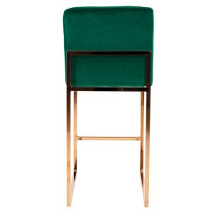 Бар стол Piper Velvet Cypress &amp; Gold Metallic Frame HM8525.03 40X49X96 см
