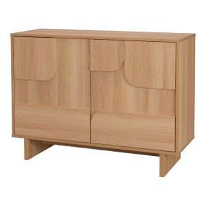 МДФ бюфет Jenfia в естествен цвят 101,2x39x75,5 см