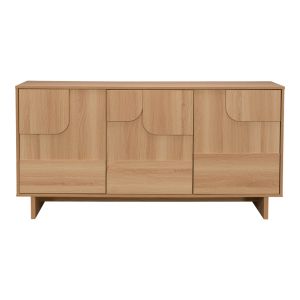 МДФ бюфет Jenfia в естествен цвят 150x39x75.5 см