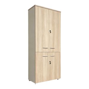 Офис шкаф Armadi в дъбово-бежов цвят 80x40x200см