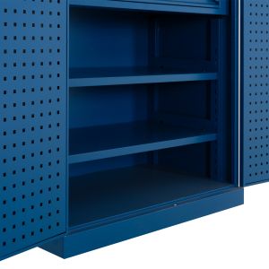 Професионален шкаф за съхранение Brute HM6639 метал в синьо 100X50X180ВСМ.