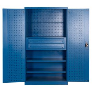 Професионален шкаф за съхранение Brute HM6639 метал в синьо 100X50X180ВСМ.
