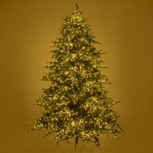 Светеща елха Aspen 240 см с 5150 Led топли бели светлини (8 програми, Pe+pvc)