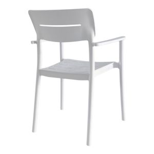 Стол Pilma бял PP 57x54x82см