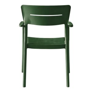 Стол Pilma тъмнозелен PP 57x54x82см