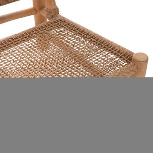 Градински комплект от 5 часта Londer HM12180 тиково Дърво-perattan- в естествен цвят
