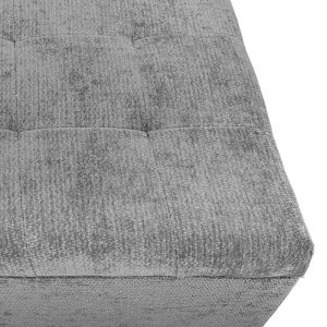 Табуретка с място за съхранение Comfy сив цвят 130X50X46 см