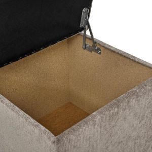 Табуретка с място за съхранение Comfy цвят топ 50X50X46 см
