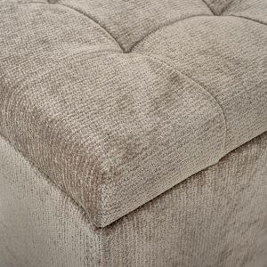 Табуретка с място за съхранение Comfy цвят топ 50X50X46 см