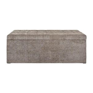 Табуретка с място за съхранение Comfy цвят топ/кафяво-бежов 130X50X46 см