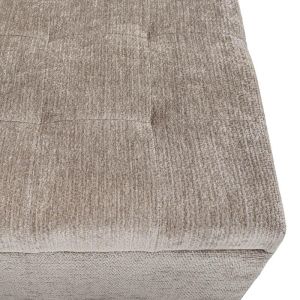 Табуретка с място за съхранение Comfy цвят топ/кафяво-бежов 130X50X46 см