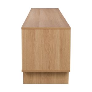 ТВ шкаф Jenfia от MDF в естествен цвят 180x39x45.5 см