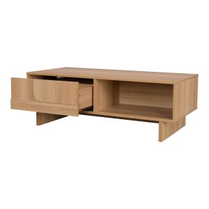 Холна маса Jenfia от MDF в естествен цвят 110x55x38.5 см