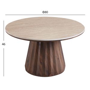 Холни маси 2 бр. Walden HM12108 керамични плотове - Mdf основи φ80+φ46см