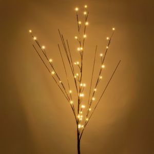 Светещо клонче 100см с 45 топло бели Led на батерии