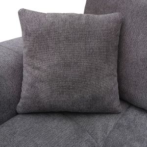 Ъглов диван Londe сив плат 273x211x92см